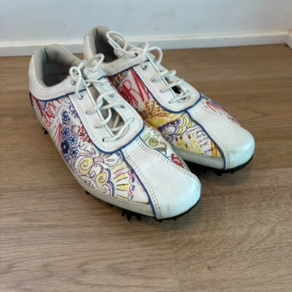 ** Footjoy LoPro Collection graffiti golf shoes size 6